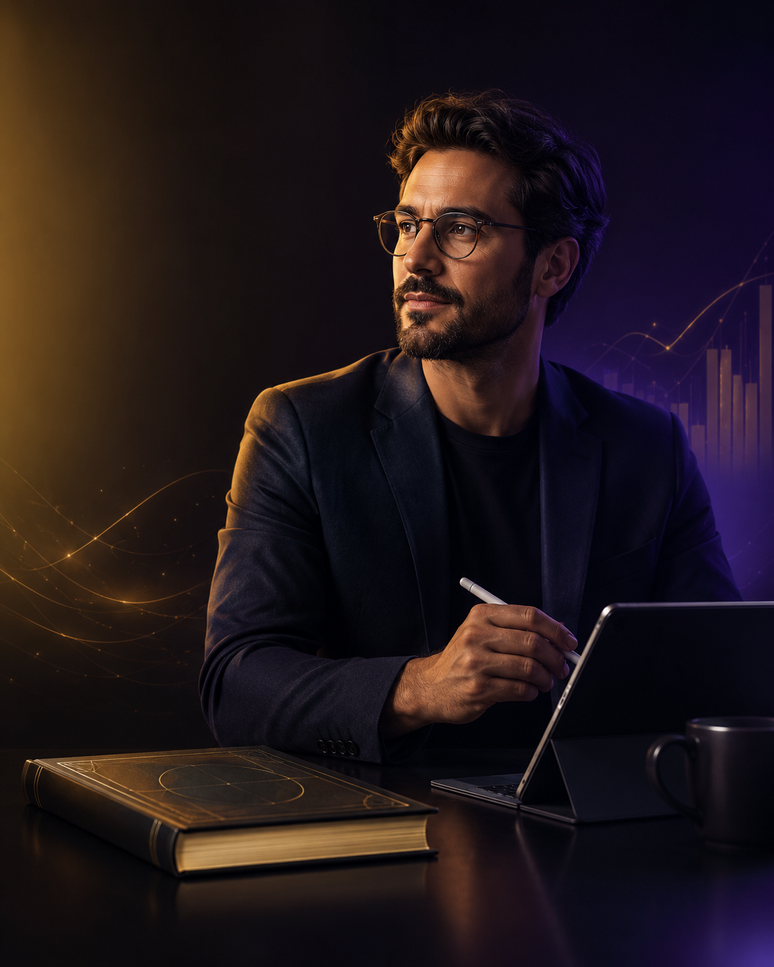 Autor analisando dados e preparando a validação do livro